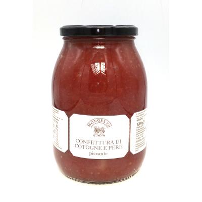 Confiture de coings et poires pimentée