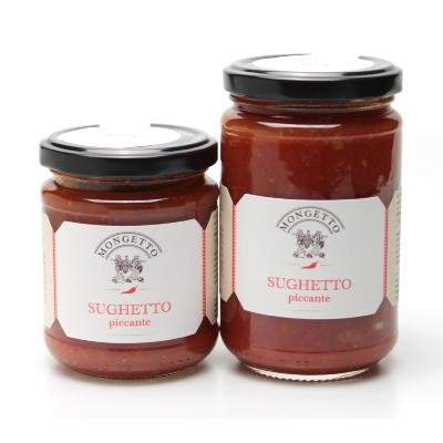 Sugo Sughetto, sauce tomate relevée (tomates, olives, câpres, anchois)