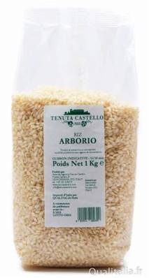 Riz Arborio en sachet cellophane