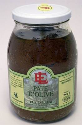 Pâte d'olives de variété taggiasca