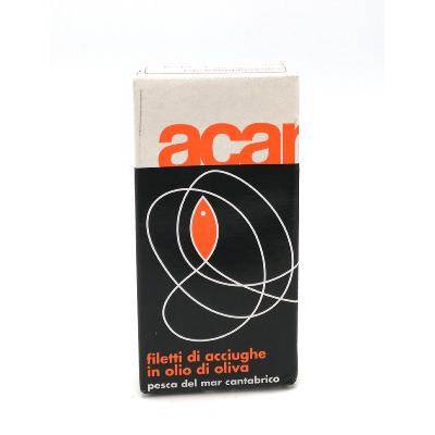 Acciughette à l'huile d'olive - bocal en métal - 125g - 50/c 